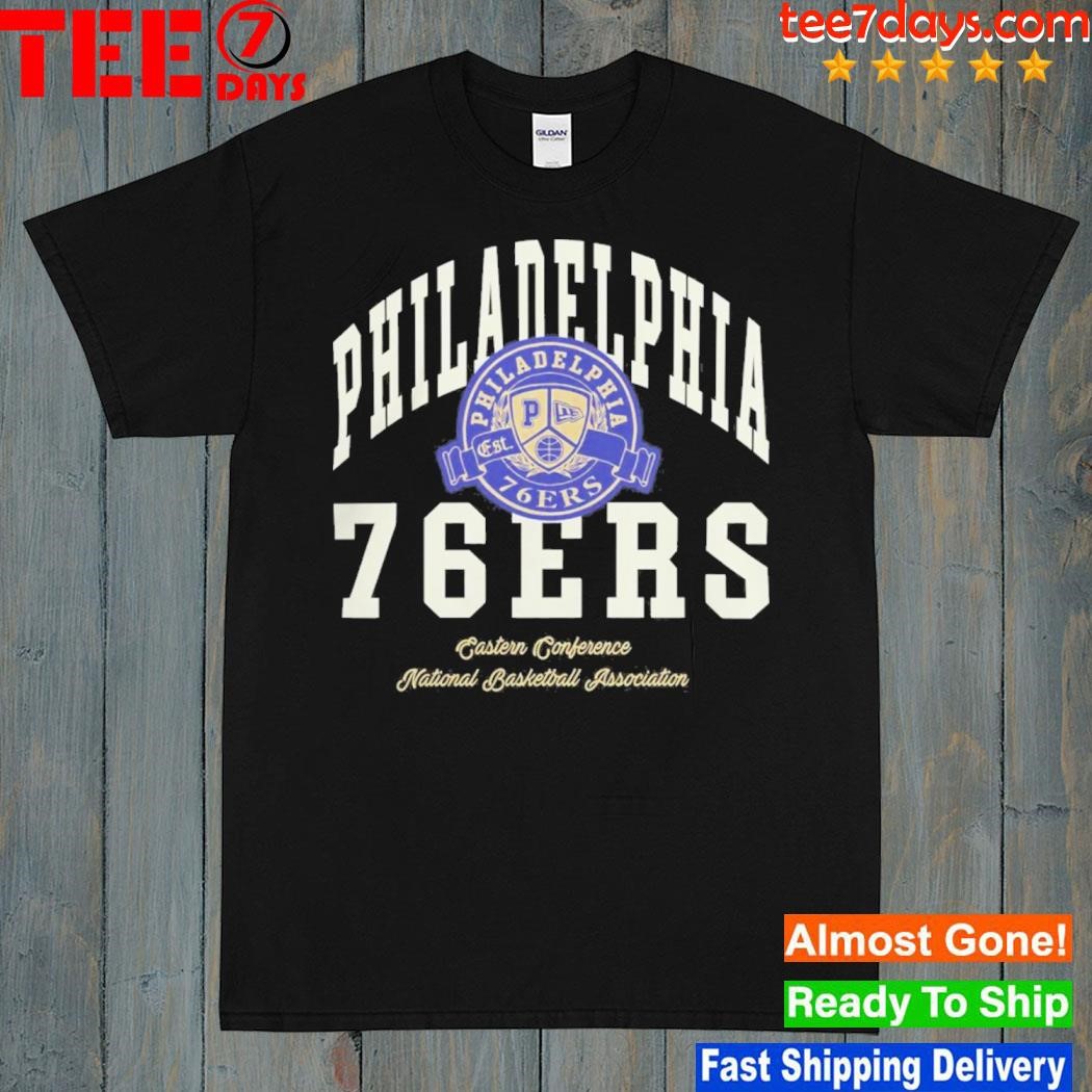Philadelphia 76Ers Letterman Classic Eastern Conference National Basketball Association Shirt