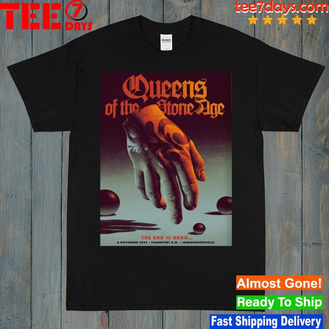 Queens of the stone age frankfurt at jahrhunderthalle on november 8th 2023 shirt