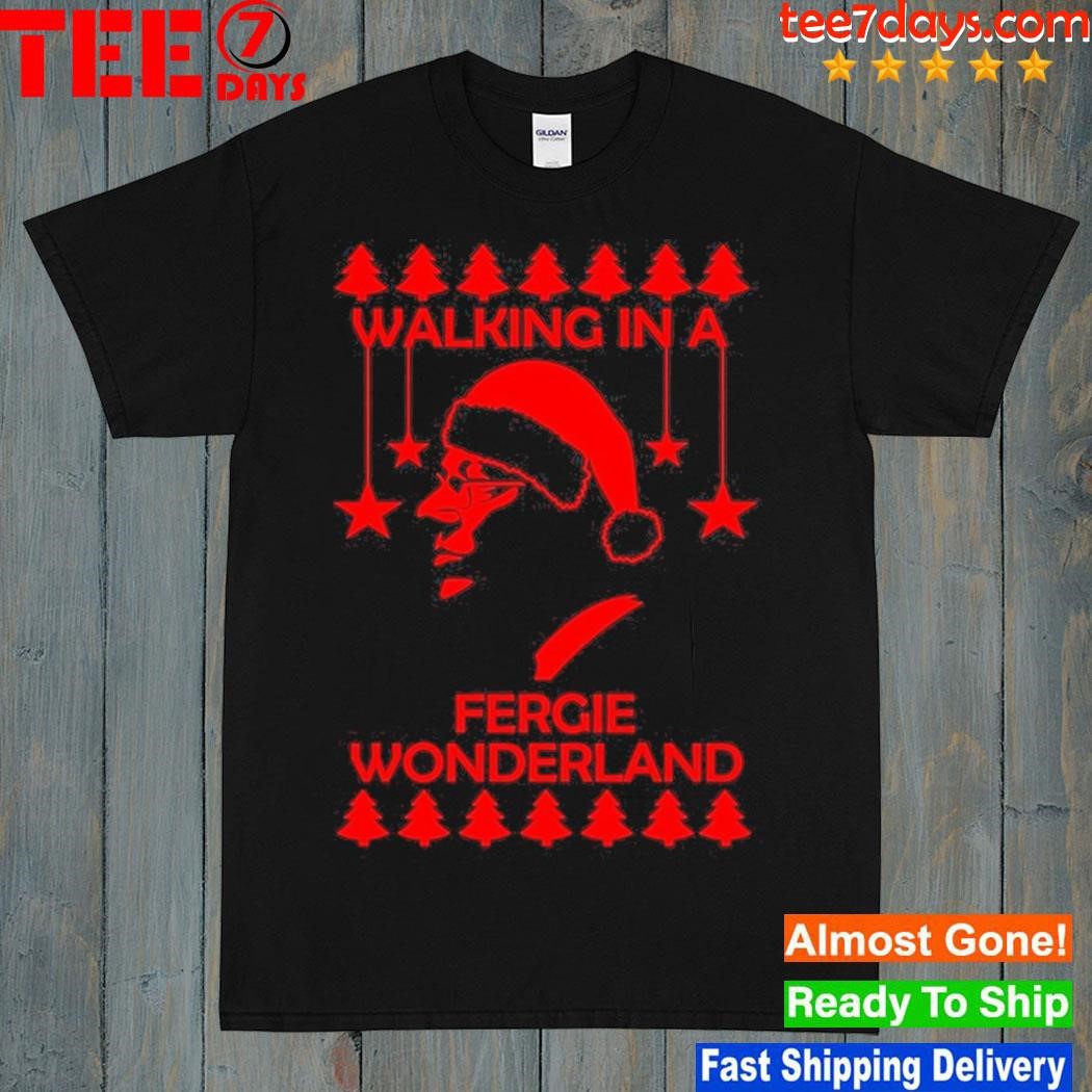 Redmancdesigns Walking In A Fergie Wonderland Christmas shirt