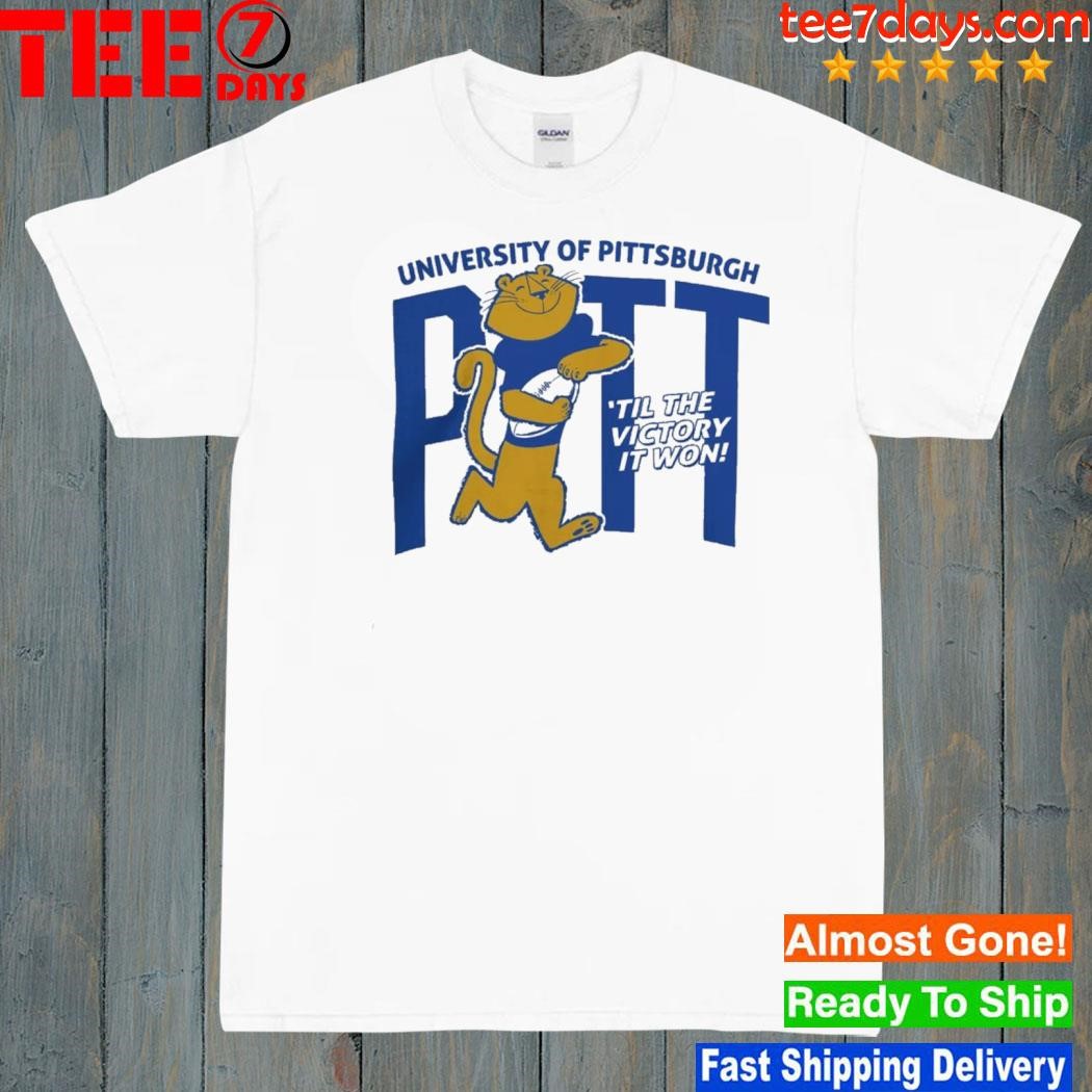 Retro Pitt Football 'Til the Victory Is Won Tee Pittsburgh Panthers Shirt