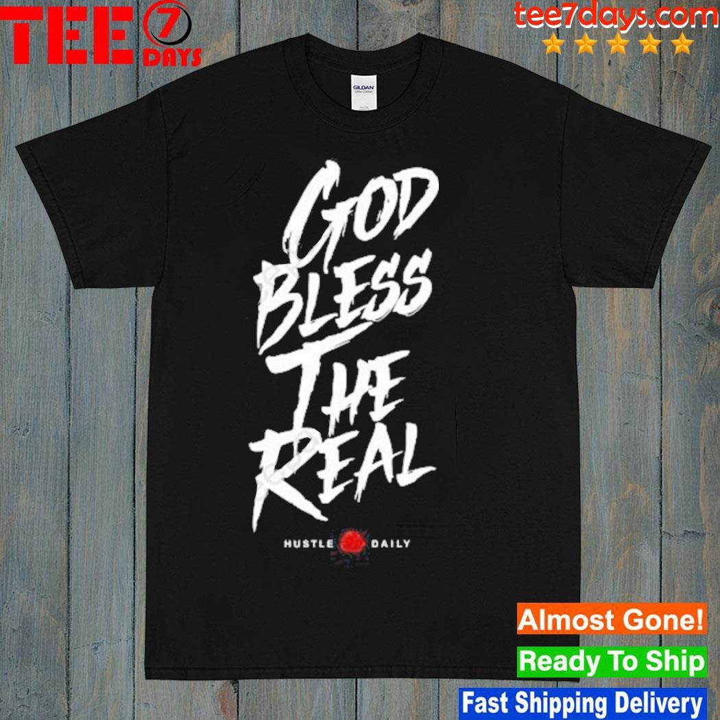 Ryan Clark Wearing God Bless The Real Hustle Daily shirt