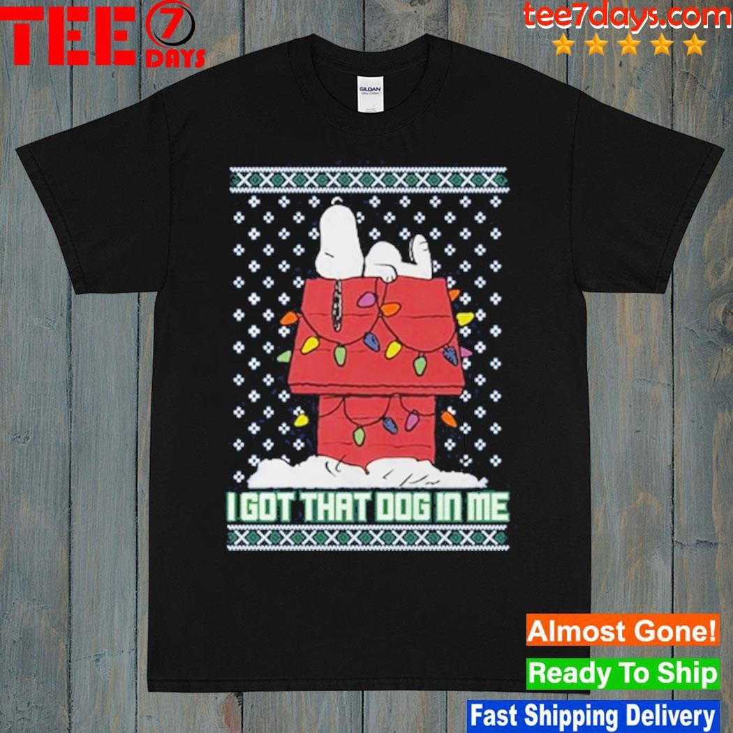 Snoopy Dog In Me Tacky ugly christmas shirt