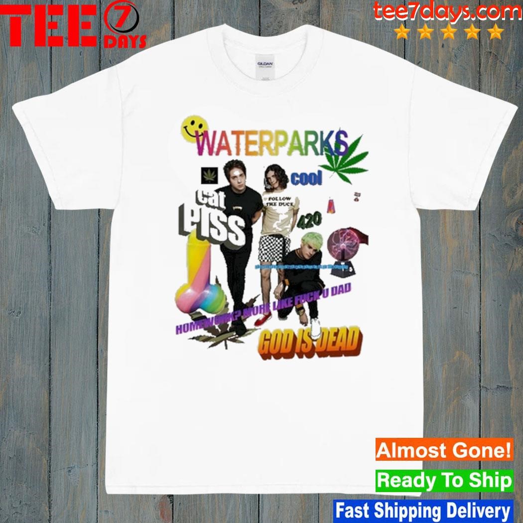Spencers Waterparks Cat Piss Cool God Is Dead-youth shirt