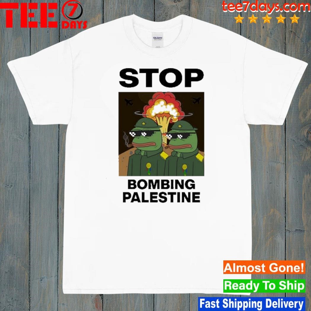 Stop Bombing Palestine Free Palestine shirt