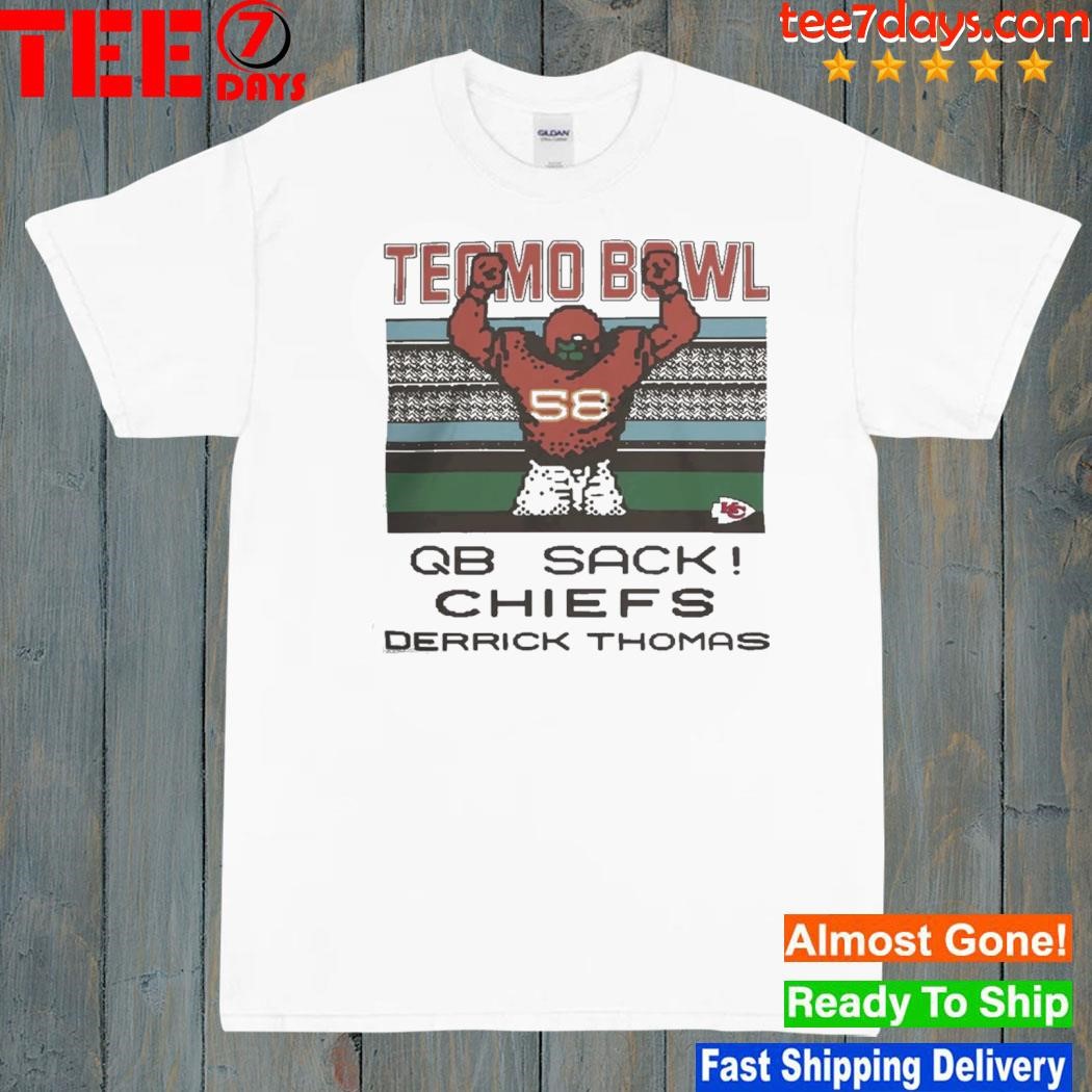 Tecmo Bowl Chiefs Derrick Thomas Tee Homage Shirt
