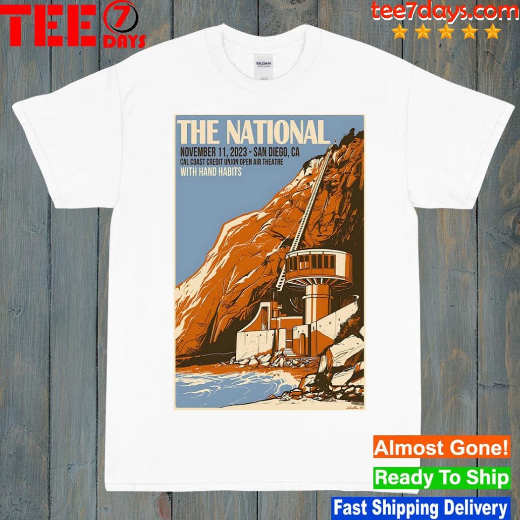 The National November 11, 2023 San Diego, CA Show Poster shirt