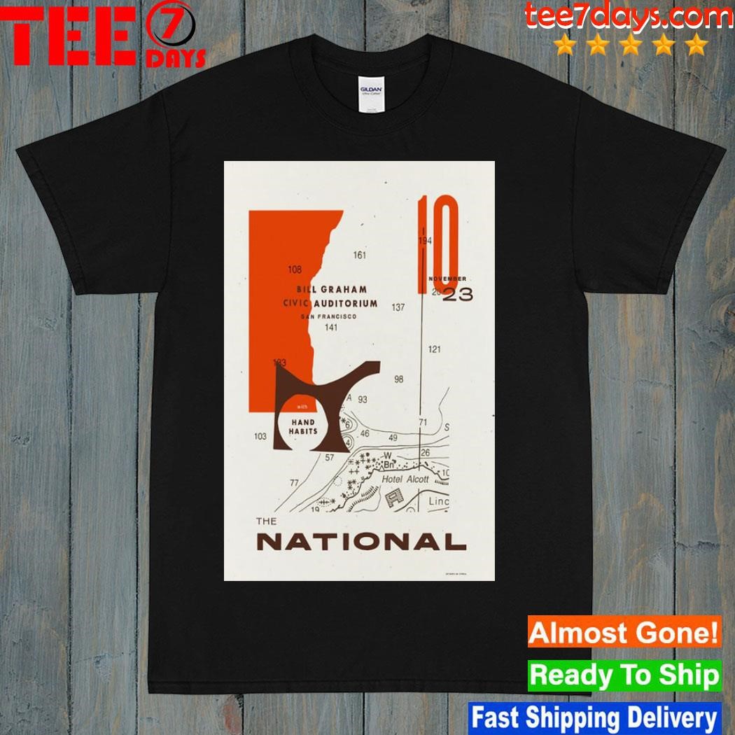 The National Show San Francisco November 10th, 2023 Poster shirt