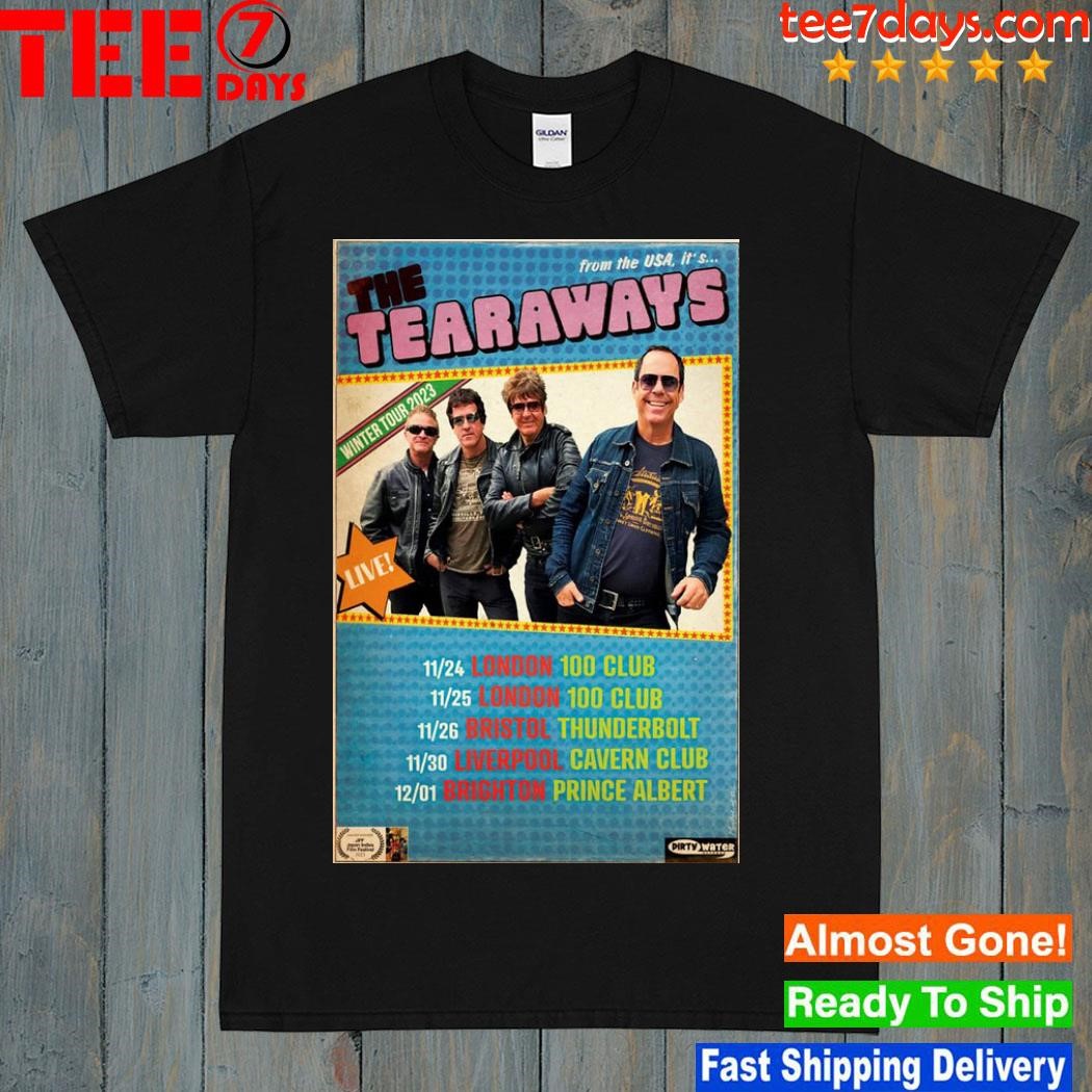 The Tearaways Winter Tour 2023 Poster shirt