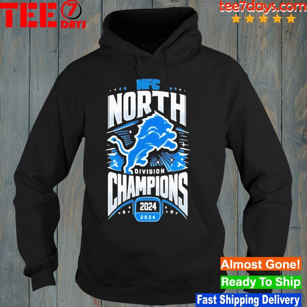 Detroit Lions Nfc North Division Champions 2024 T-shirt, hoodie ...